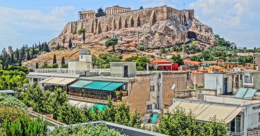 Athens was Acropolis View