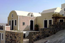 Villas and houses in Santorini, Greece