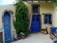 villa in santorini, greece
