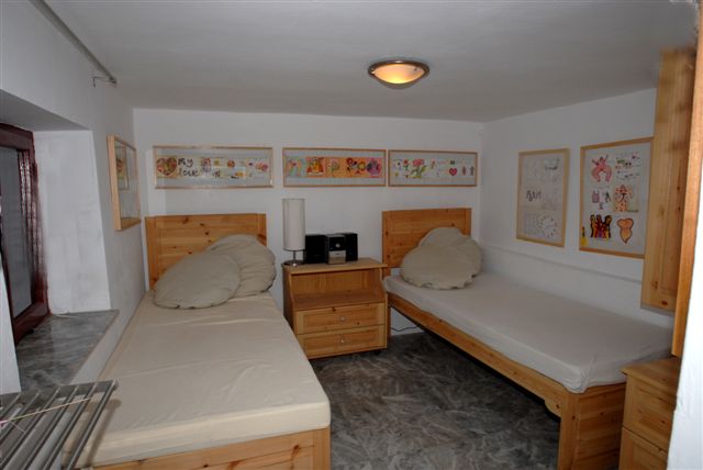 Basement bedroom, Molyvos Villa